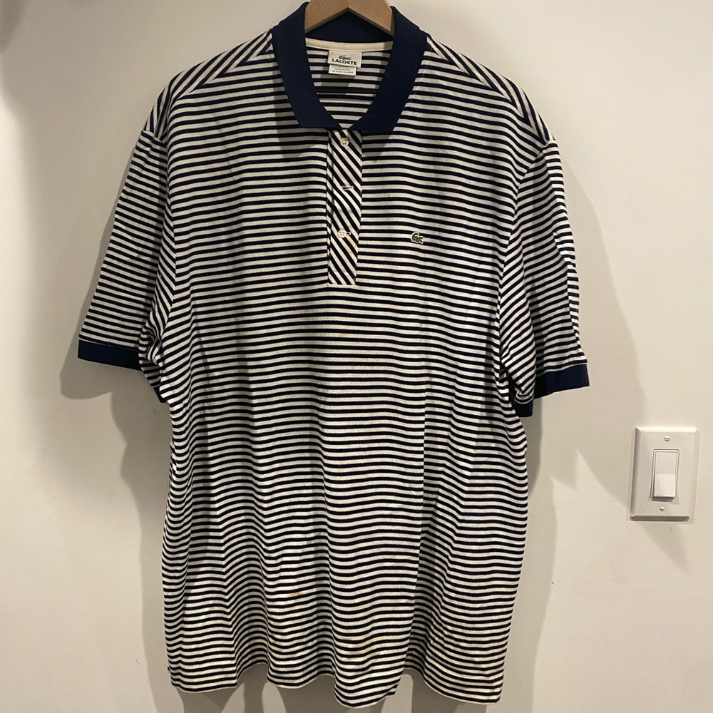 Lactose pinstripe polo